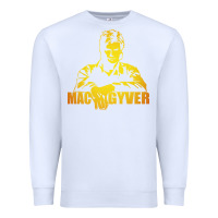 White macgyver actor movie Premium Sweatshirt - artisFamous