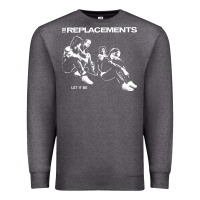 Charcoal Heather let it be the replacements Premium Sweatshirt - artisFamous