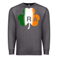 Charcoal Heather ira irish lucky shamrock Premium Sweatshirt - artisFamous