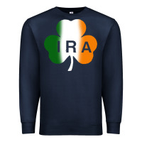 Navy ira irish lucky shamrock Premium Sweatshirt - artisFamous