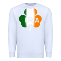 White ira irish lucky shamrock Premium Sweatshirt - artisFamous