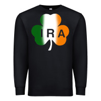 Black ira irish lucky shamrock Premium Sweatshirt - artisFamous