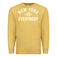 Antique Gold new york vs everybody Premium Sweatshirt - artisFamous