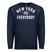 Navy new york vs everybody Premium Sweatshirt - artisFamous