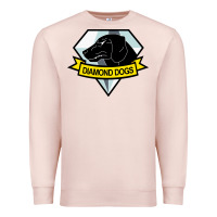 Pale Pink diamond dogs classic Premium Sweatshirt - artisFamous