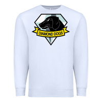White diamond dogs classic Premium Sweatshirt - artisFamous