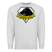 Dove Grey diamond dogs classic Premium Sweatshirt - artisFamous