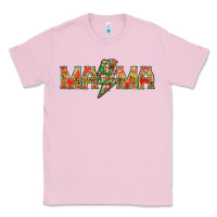 Bubblegum Pink Mama christmas lightning bolt mother's day Classic Tee - HowdyJamesFarm