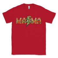 Red Mama christmas lightning bolt mother's day Classic Tee - HowdyJamesFarm