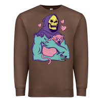 Chestnut skeletor's hug cat Premium Sweatshirt - artisFamous