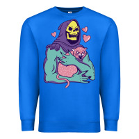 True Royal skeletor's hug cat Premium Sweatshirt - artisFamous