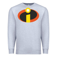 Heather Grey incredibles crop top Premium Sweatshirt - artisFamous