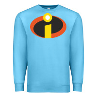 Ocean Blue incredibles crop top Premium Sweatshirt - artisFamous