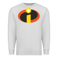 Dove Grey incredibles crop top Premium Sweatshirt - artisFamous