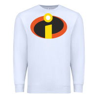 White incredibles crop top Premium Sweatshirt - artisFamous