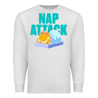 Oatmeal Heather nap attack Premium Sweatshirt - artisFamous