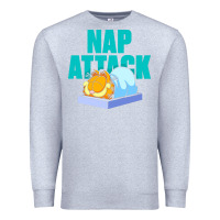 Heather Grey nap attack Premium Sweatshirt - artisFamous