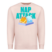 Pale Pink nap attack Premium Sweatshirt - artisFamous