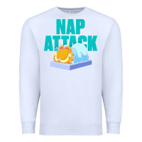 White nap attack Premium Sweatshirt - artisFamous