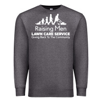 Charcoal Heather raising men lawn care Premium Sweatshirt - artisFamous
