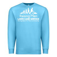 Ocean Blue raising men lawn care Premium Sweatshirt - artisFamous
