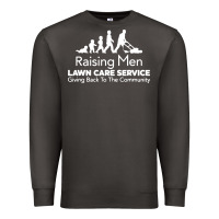Smoke raising men lawn care Premium Sweatshirt - artisFamous