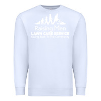 White raising men lawn care Premium Sweatshirt - artisFamous