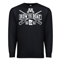 Black row the boat minnesota Premium Sweatshirt - artisFamous