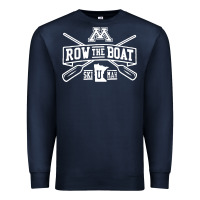 Navy row the boat minnesota Premium Sweatshirt - artisFamous