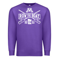 Purple row the boat minnesota Premium Sweatshirt - artisFamous