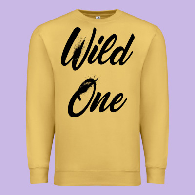 Wild One Premium Sweatshirt Designed By Artisfamous