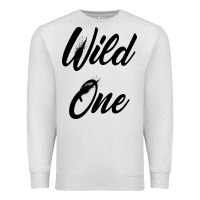 Oatmeal Heather wild one Premium Sweatshirt - artisFamous
