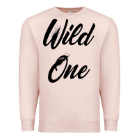 Pale Pink wild one Premium Sweatshirt - artisFamous