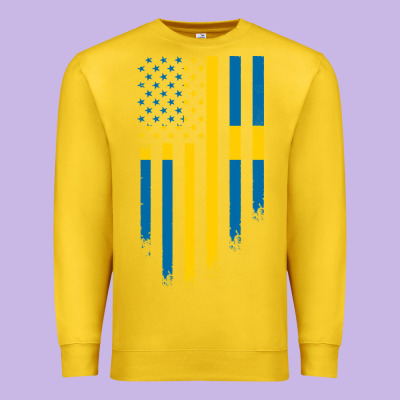 Sweden Swedish Roots American Flag | Canadian Roots Premium Sweatshirt Designed By Artisfamous