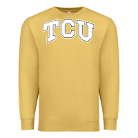 Antique Gold tcu Premium Sweatshirt - artisFamous