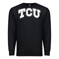 Black tcu Premium Sweatshirt - artisFamous