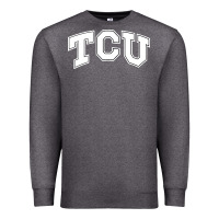 Charcoal Heather tcu Premium Sweatshirt - artisFamous