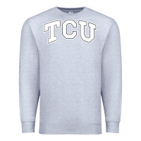 Heather Grey tcu Premium Sweatshirt - artisFamous