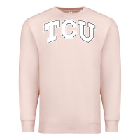 Pale Pink tcu Premium Sweatshirt - artisFamous