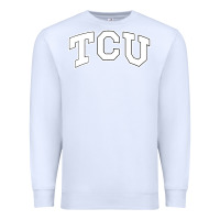 White tcu Premium Sweatshirt - artisFamous