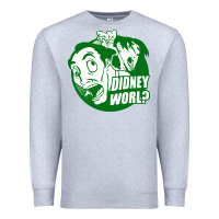 Heather Grey didney worl Premium Sweatshirt - artisFamous