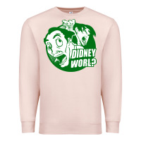 Pale Pink didney worl Premium Sweatshirt - artisFamous