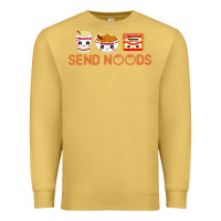 Antique Gold send noods Premium Sweatshirt - artisFamous