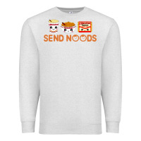 Oatmeal Heather send noods Premium Sweatshirt - artisFamous