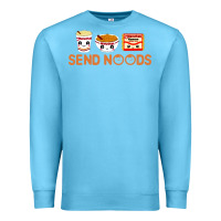Ocean Blue send noods Premium Sweatshirt - artisFamous