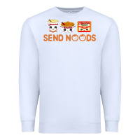 White send noods Premium Sweatshirt - artisFamous