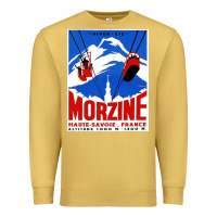 Antique Gold Savoie France Blue Premium Sweatshirt - artisFamous