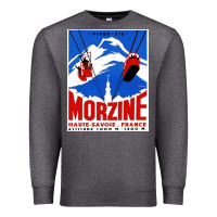 Charcoal Heather Savoie France Blue Premium Sweatshirt - artisFamous