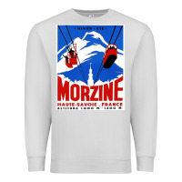 Dove Grey Savoie France Blue Premium Sweatshirt - artisFamous