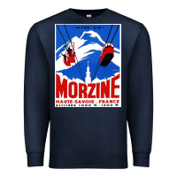 Navy Savoie France Blue Premium Sweatshirt - artisFamous